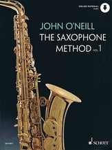 The Saxophone Method #1 Book with Online Audio Access cover